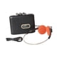 thumbnail image 5 of Grabadora de casetes, grabadora de casetes para MP3, nostálgica, ligera, compacta, con auriculares, portátil para viajes al aire libre. Negro, 5 of 5