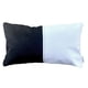 thumbnail image 1 of Cojin Decorativo EcoCuero Blanco y Negro 50x30 Relleno, 1 of 3