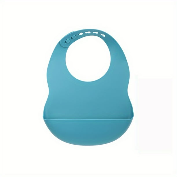 Adjustable BPA-Free Silicone Baby Bib for Mess-Free Feeding and Drooling