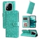 thumbnail image 2 of Funda tipo cartera FOXDOCK para Xiaomi Poco X7 5G , diseño girasol en relieve, cuero PU, cierre magnético, soporte y tarjetero, 2 of 5
