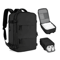 Genérico - Mochila Viral Tiktok Apta Para Cabina De Avion Color Negro