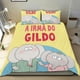 thumbnail image 1 of Dibujos de Gildo Conjunto de sábanas temático, trío de piezas, cómodo y amigable con la piel, diseño único, regalo de decoración para el hogar para familiares, amigos y fans, 90 cm * 190 cm, 1 of 6