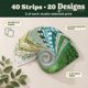 thumbnail image 3 of Rollo de tiras de tela 2,5 × 112 cm – NEEDLES QUILT STUDIO, 3 of 8