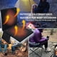 thumbnail image 5 of Heated Camping Ccacampanao, USB Potátil Invierno Seat con Backrest fo Outpuerta Spots, Camping, Fishing, Picnic, Beach (Colo : Negro), 5 of 7