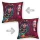 thumbnail image 2 of Descendientes: El Ascenso de Red Fundas de almohada de terciopelo con tema, regalos de funda de almohada, decoración para el hogar, cojín de lanzar, regalo de cumpleaños para fans y parejas.61*61cm., 2 of 6