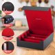 thumbnail image 3 of Caja de Almacenamiento de Cartas Komick 3000+ Cuero PU Negro/Rojo, 3 of 6