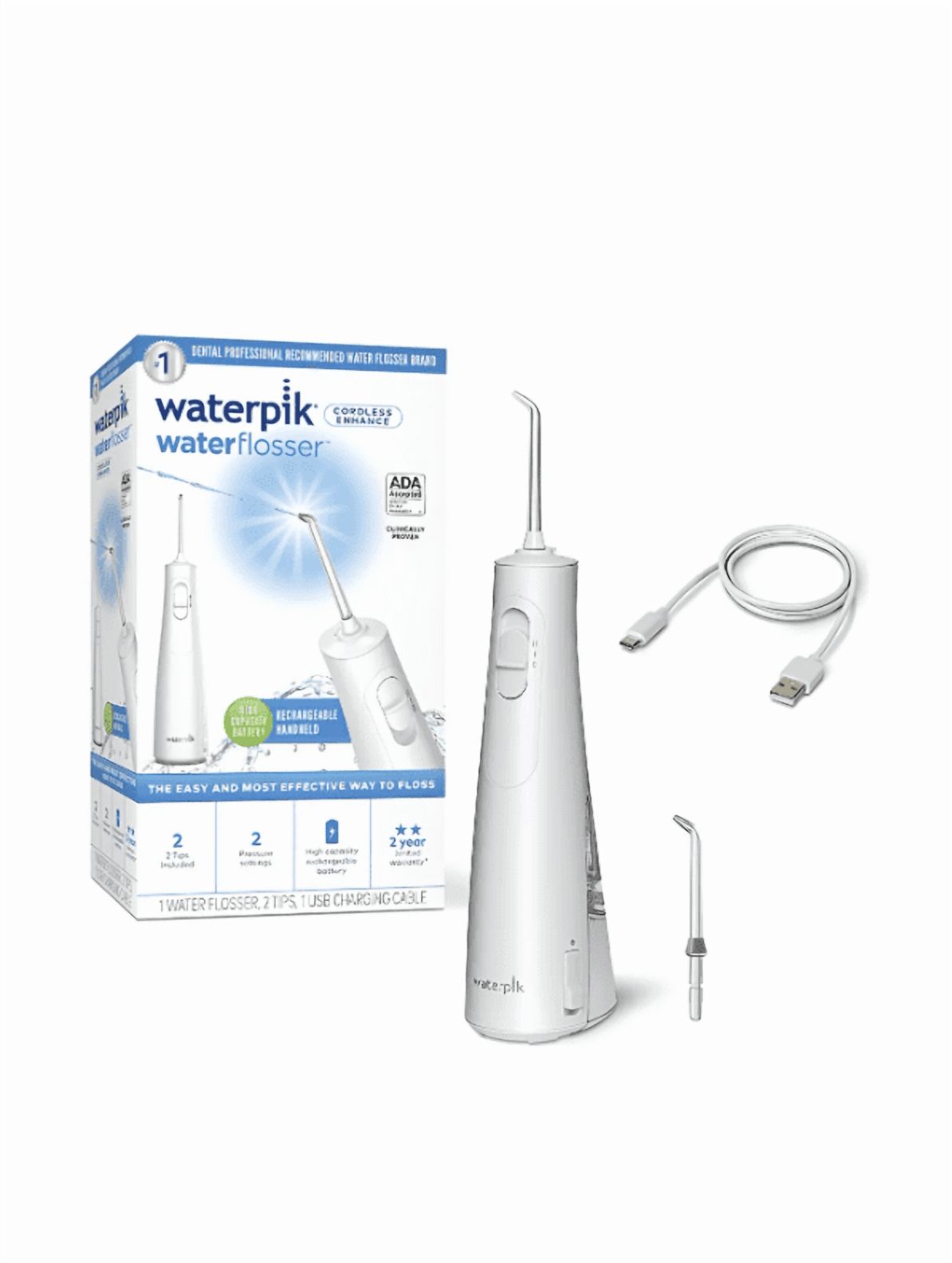 Waterpik Inalambrico Cordless Enhance Wf-21Eu Blanco