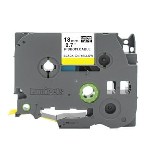 Genérico - Cinta Tze-Fx641 Para Rotuladora Brother Modelo Pt 18Mm X 8M Amarillo S M