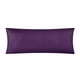thumbnail image 1 of Funda para almohada corporal EVOLIVE 53 × 137 cm Microfibra Morado con Cremallera Oculta, 1 of 9