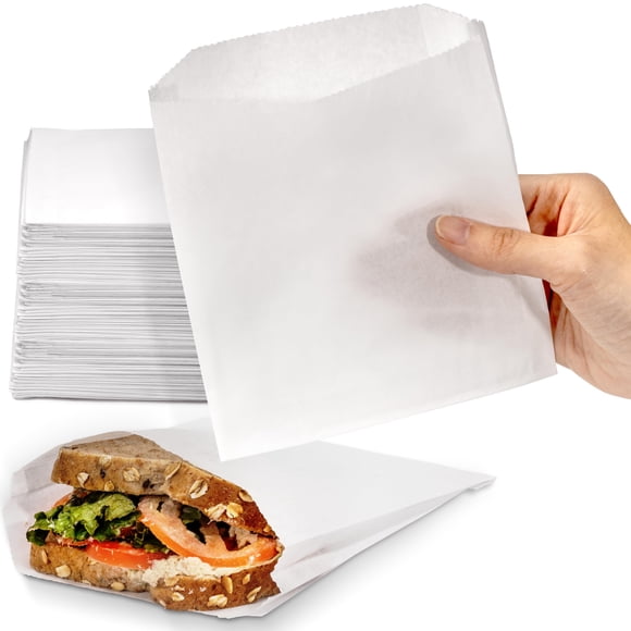 Bolsas para sándwiches Fit Meal Prep 1000, 18 x 15 cm, resistentes a la grasa