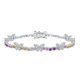 thumbnail image 1 of Pulsera de Tenis con Mariposa Impresionante Pulseras de Plata Esterlina 925 Cadena 5A CZ Diamante Colorido Simulado Pulsera para Boda Aniversario Graduación Longitud 6-7 Pulgadas, 1 of 5