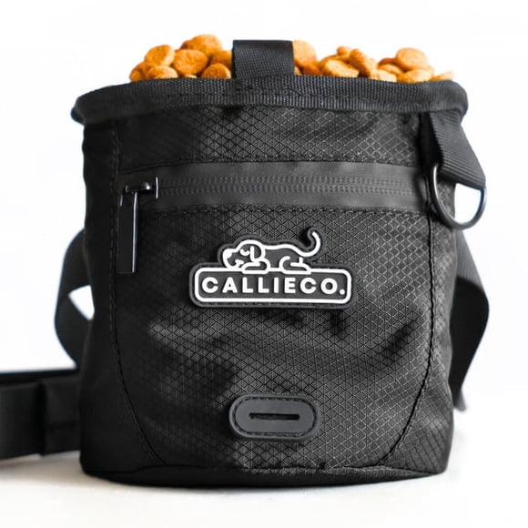 Bolsa de premios Callieco con cierre magnético y cremallera - negra