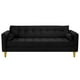 thumbnail image 1 of Sofa Retro 3cg Felpa 01 Negro, 1 of 6