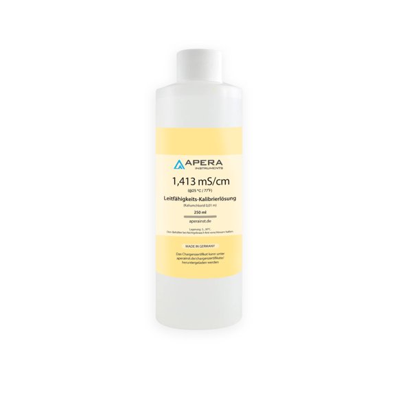 Solución de Calibración Apera Instruments 1413 µS/cm 475 ml
