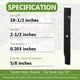 thumbnail image 3 of Cuchillas para cortacésped BCQNXX de alta elevación para plataforma de 54" - paquete de 3, 3 of 7