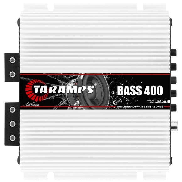 Amplificador Taramps Bass 400, 2 ohmios, monobloque, 400 W RMS, 1 canal