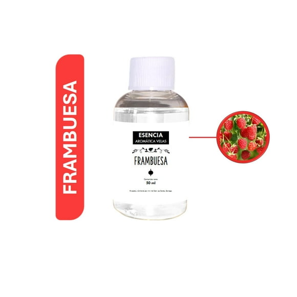 Esencias Aromáticas Pura Para Velas De Soya Y Parafina 50ml  Frambuesa