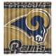 thumbnail image 1 of Cortina de ducha de los St. Louis Rams, juego de cortina de baño con ganchos, tamaño 66 x 72 pulgadas, 1 of 3
