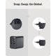 thumbnail image 4 of Cargador Mophie Speedport 40 Travel USB-C GaN de 40 W con adaptadores, 4 of 6
