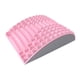 thumbnail image 1 of Camilla para cuello y espalda, dispositivo relajante lumbar, masajeador de espalda baja con soporte lumbar, crujidor de espalda para silla, coche, Rosa, 1 of 5