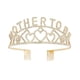 thumbnail image 5 of Corona Diadema Diadema Sombreros Corona De Diamantes De Imitación Para Fotografía De Graduación Mujeres Oro, 5 of 5