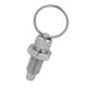 thumbnail image 1 of émbolo índice con anillo de extracción Pasador de bloqueo con resorte M12-8 Acero inoxidable, 1 of 5