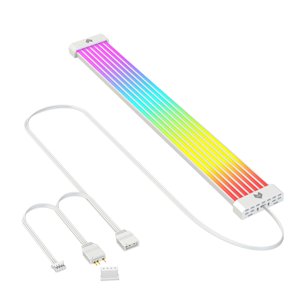 Magideal - Cable De Extensión De Alimentación Rgb Cable De Extensión De Alimentación Argb Para Pc Cable De Alimentación De Placa Base 8P Doble 8P