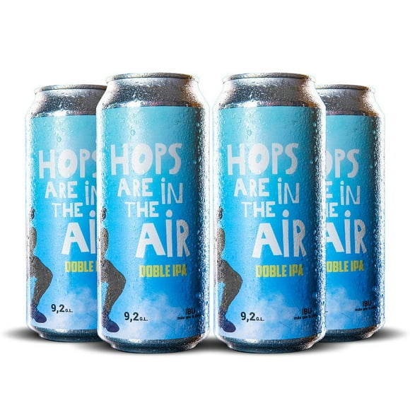 Pack x4 Cerveza Artesanal Tipo Doble Ipa 9,2° Ibu 80 473 Cc