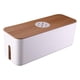 thumbnail image 4 of Caja De Almacenamiento De Cable Caja De Tira De Energía Cable De Cable Manejo Caja Ordenada Blanco, 4 of 5
