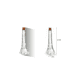 thumbnail image 1 of Botella De Vidrio Torre Eiffel 23Cm Tapa De Corcho, 1 of 1