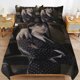 thumbnail image 1 of Wednesday Addams Duvet Cover Set 3 Piece Bedding Set Double Sided Printing Decorative Comforter Cover Set, 1 of 5