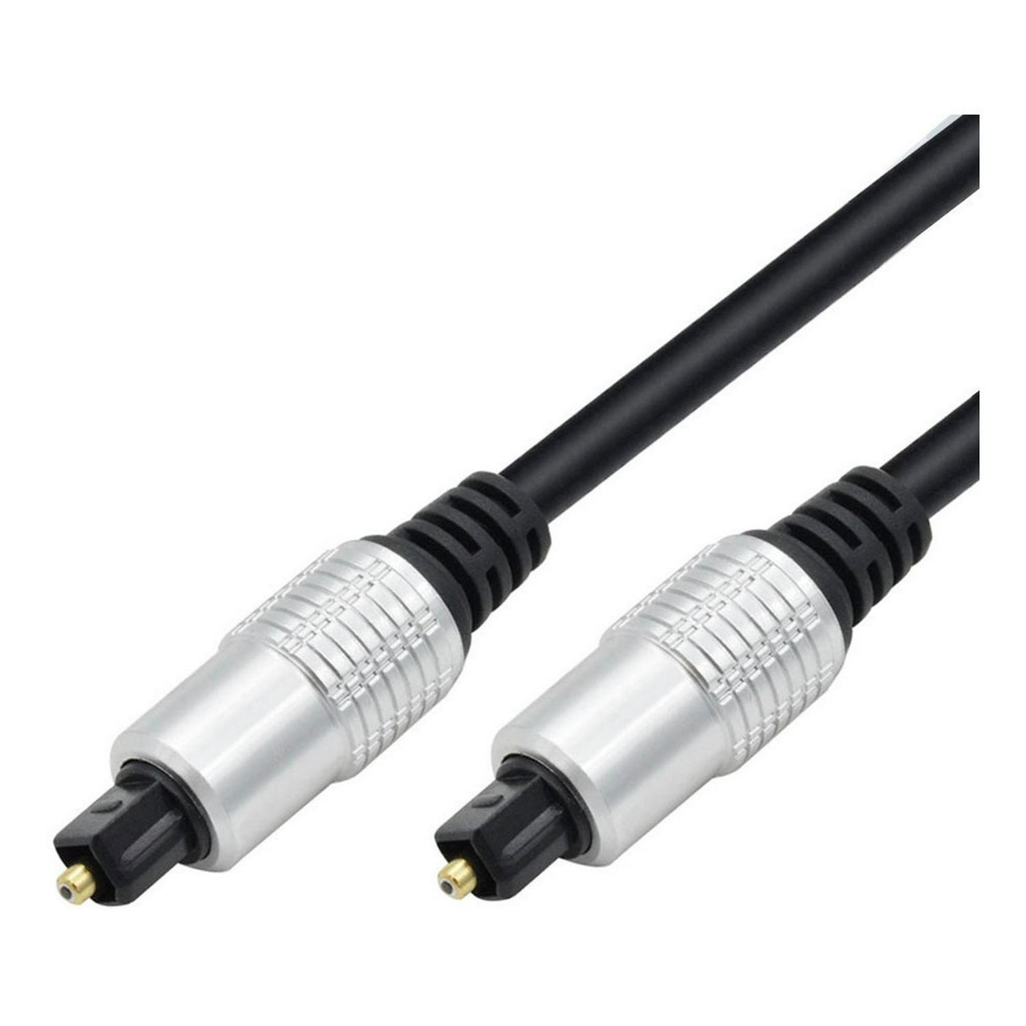 Gen - Cable Optico Audio 5mts Toslink Grueso 5mm Diametro Negro