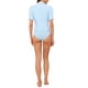 thumbnail image 3 of INSPIRE CHIC Camiseta de Trabajo de Una Pieza para Mujer con Botones, Manga Corta, Blusa Azul Cielo Talla S, 3 of 6