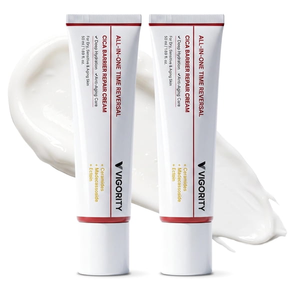 Crema Facial Vigority Pack de 2 Unidades Hidratante Anti‑edad