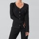 thumbnail image 1 of Sweater Rib Botones Mujer Flores 50415-2, 1 of 4