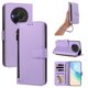 thumbnail image 1 of Funda con Billetera para [TCL NxtPaper 60 Ultra] con Bolsillo Zipper y Tarjetero Morado claro, 1 of 6
