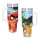 thumbnail image 4 of Angry Birds 2 Vaso aislado de acero inoxidable con asa, diseño temático, regalo para familia, amigos y fans; incluye pajita y encaja en el portavasos estándar, 40 oz, 4 of 6