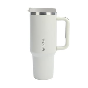 Vaso Térmico Tumbler 1180Ml Acero Inoxidable Con Tapa Lhotse Crema