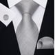 thumbnail image 1 of Set Corbata, Pañuelo Y Colleras Gris, 1 of 3