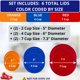 thumbnail image 2 of Juego de 6 tapas para recipientes Klare Ware 470 ml/950 ml/1,65 L, 2 of 7