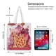thumbnail image 5 of Pizza Game Bolso de tela con estampado de lienzo para mujer, bolsa de compras reutilizable y estética, con cremallera interior, regalo para mujer, 35 × 40 cm., 5 of 6