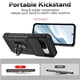 thumbnail image 2 of Funda Resistente Anillo Soporte Google Pixel 8 Privacidad Cámara Montaje Magnético Negro, 2 of 5