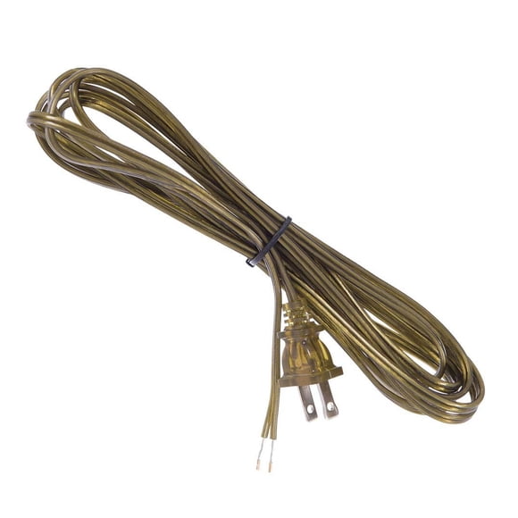 Cable para lámpara B&P Lamp color latón antiguo, 3,5 m, cable SPT-1