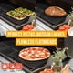 thumbnail image 3 of Chef Pomodoro Acero para Pizza de 16 Pulgadas x 16 Pulgadas, 1/4 Pulgada de Grosor, Acero para Horno y Parrilla, Pan de Masa Madre, Piedra de Horneado con Agujeros de Elevación (40,6 x 40,6 cm), 3 of 8
