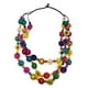 thumbnail image 3 of Collar Bohemio Collar Babero Collar De Cuentas De Madera Para Mujer Dama Boda Color Mezclado, 3 of 5
