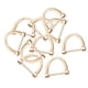 thumbnail image 4 of 10 Piezas D Anillos Llavero Herradura Hebillas Para Mochilas DIY Reemplazo Dorado, 4 of 5