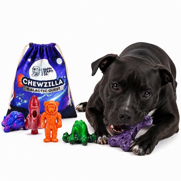 Juguetes para perros HAPPY STAFFY Chewzilla Set de 5 piezas