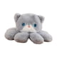 thumbnail image 1 of Animales De Peluche Pulpo Extremidades Cabeza De Gato Decoración Para Niñas Niños Novia Gris, 1 of 5