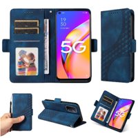 Carcasa Foxdock Oppo A74 5G De Cuero Pu, Diseño Acolchado Clásico, Protección Contra Caídas Y Rayones