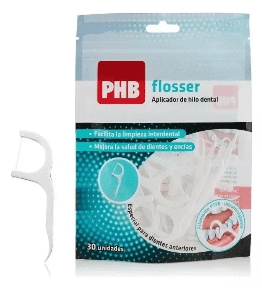 Aplicador Hilo Dental Phb Flosser 30 Unidades